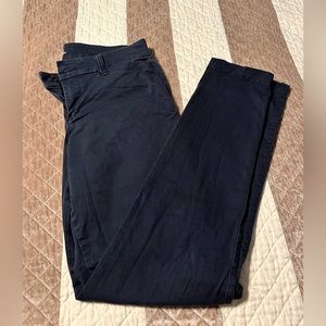 Women’s Old Navy Skinny Navy Blue Khaki-Style Pants Size 2